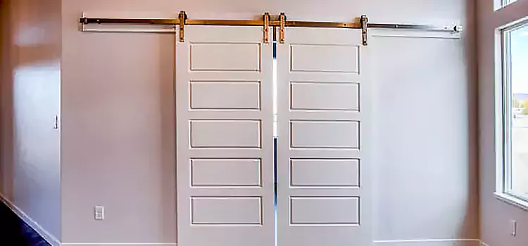 Glass Barn Door with Installation Hardware Kit East Moline